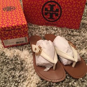 Brand New Tory Burch Flat Thong- Mestico